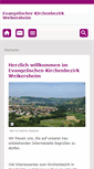 Mobile Screenshot of kirchenbezirk-weikersheim.de
